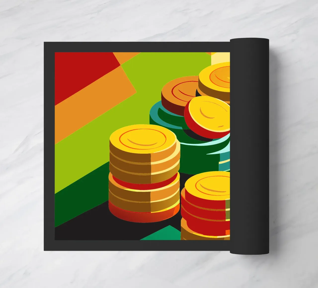 muntvector deurmat van zaidza