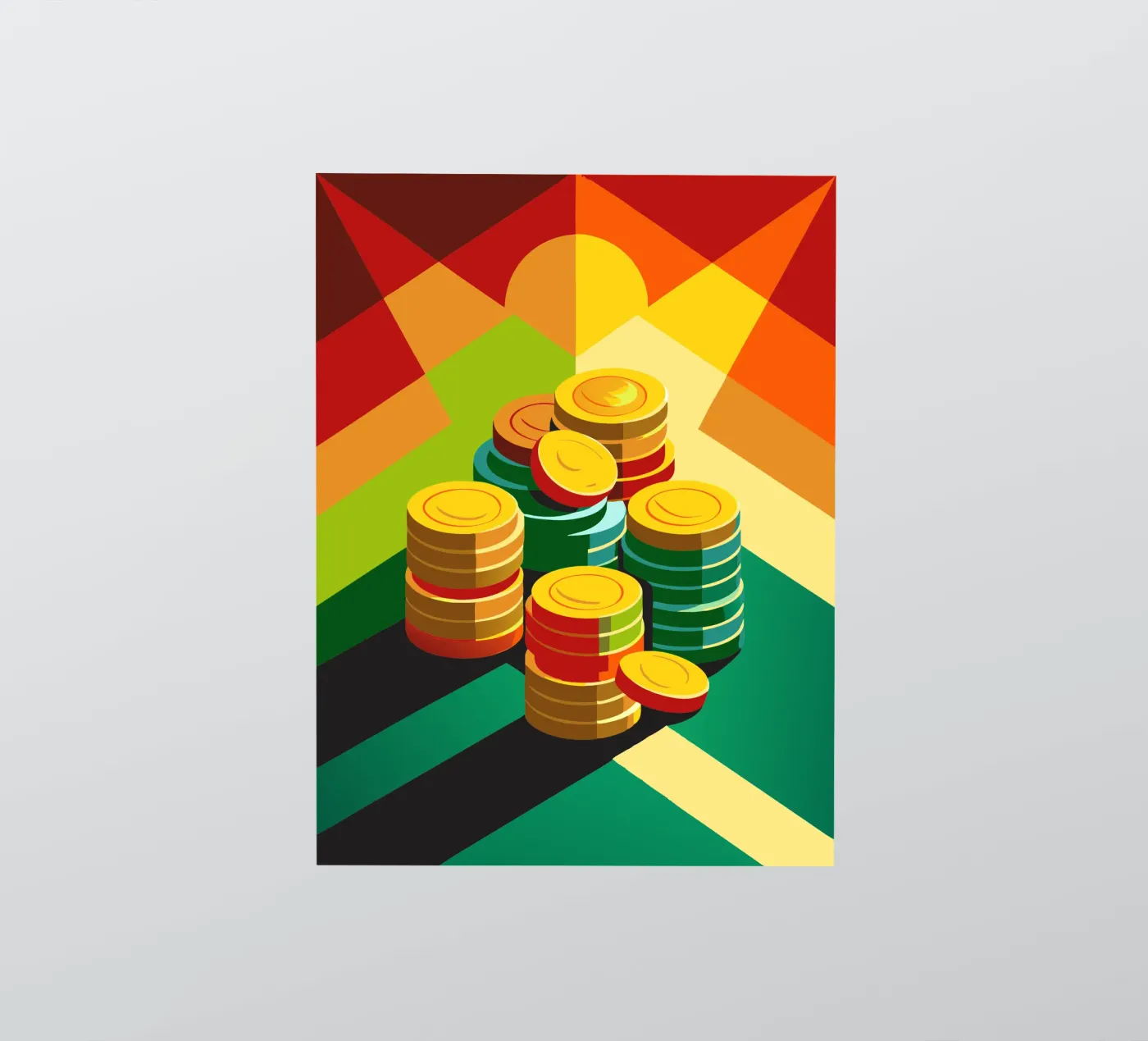 muntvector sticker van zaidza