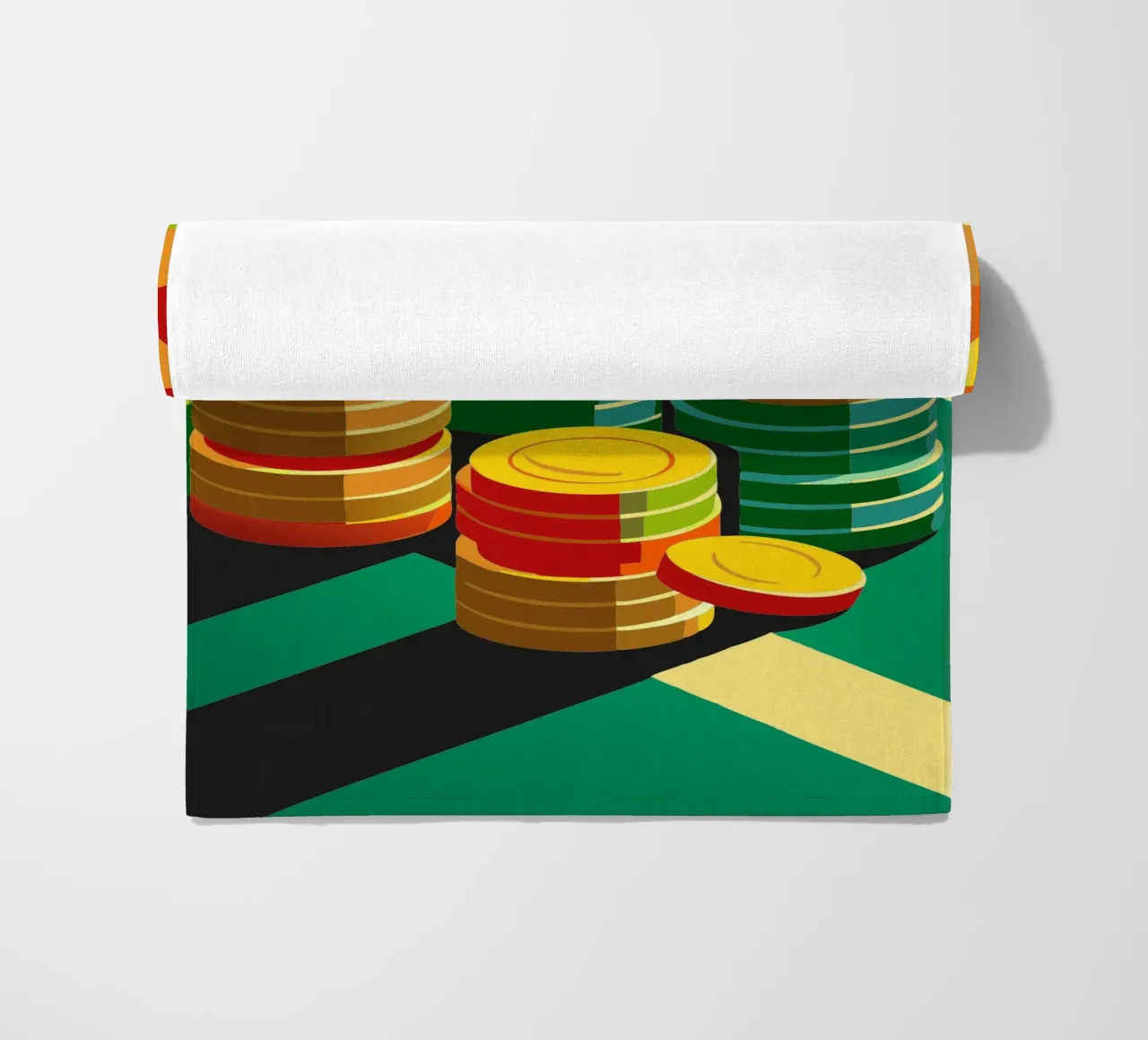 vettore di monete telo mare da zaidza