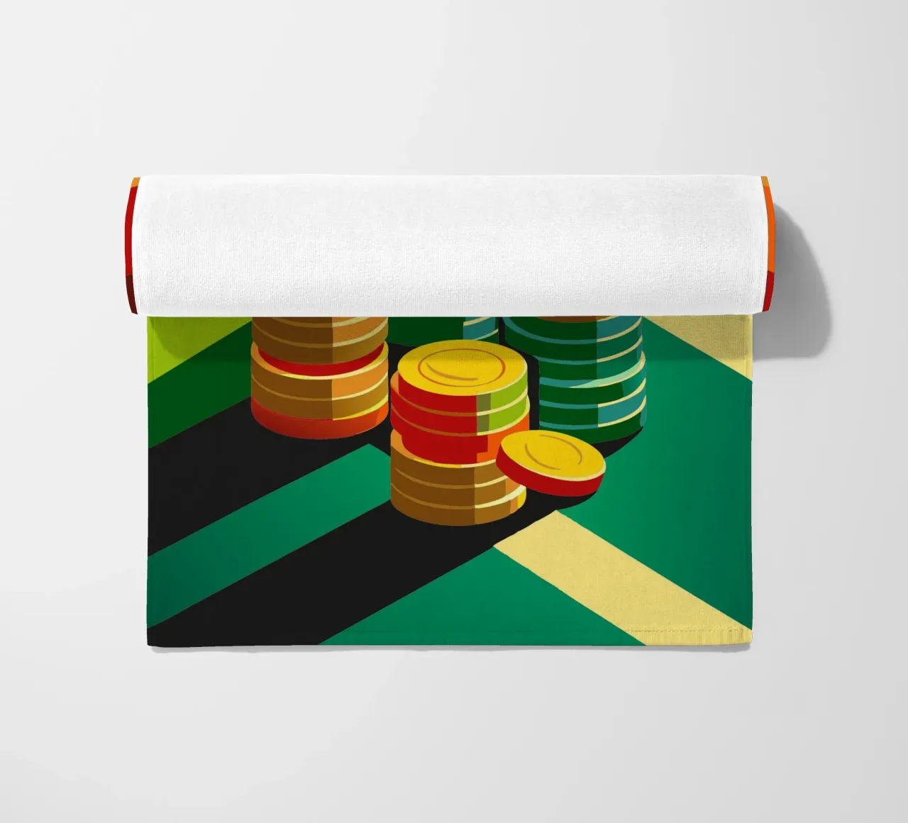 coin vector beach towel by zaidza