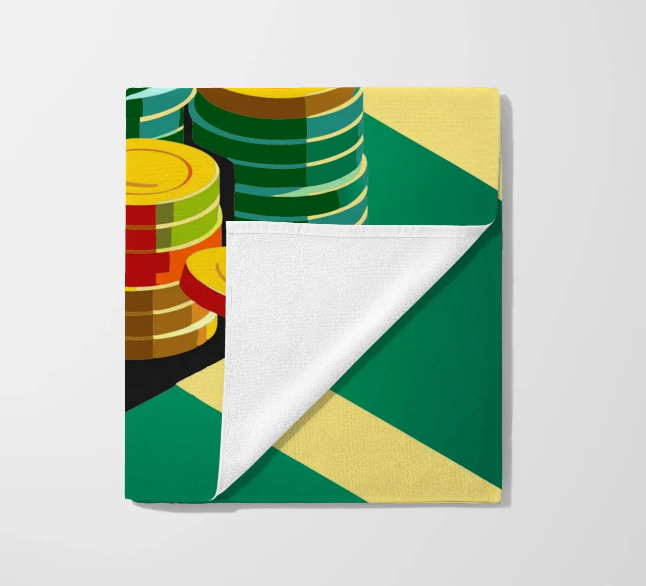 coin vector beach towel by zaidza