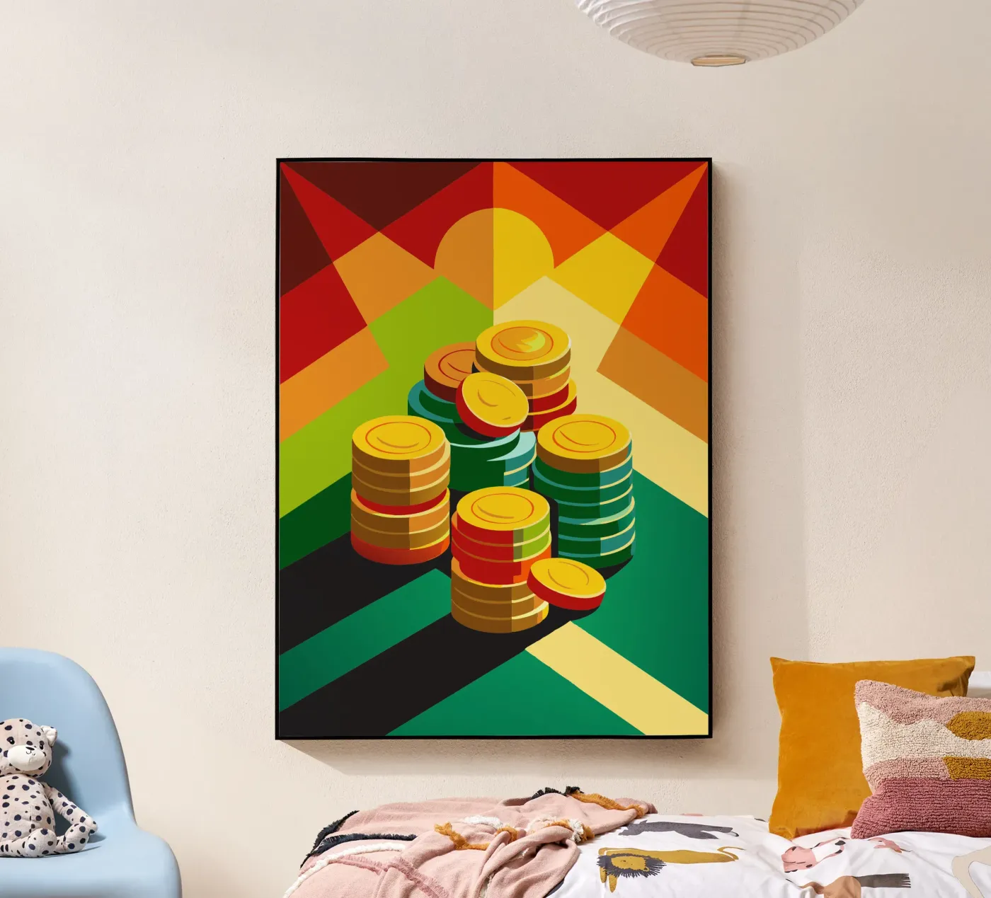 coin vector Acryl-Glas von zaidza