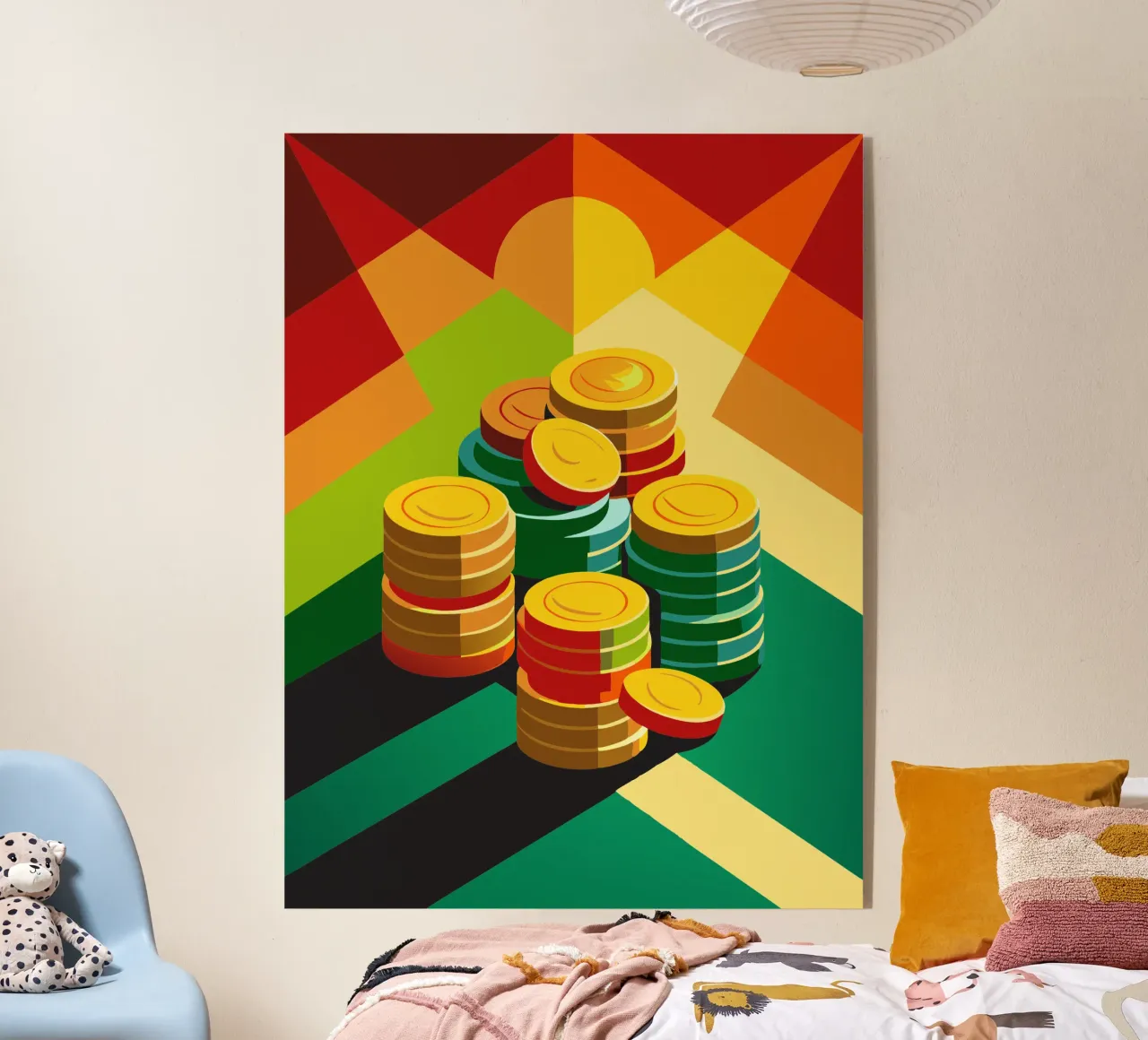 coin vector acrylic glass by zaidza