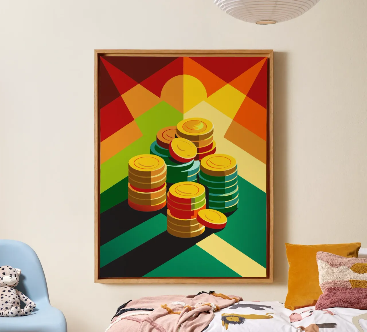 muntvector canvas van zaidza