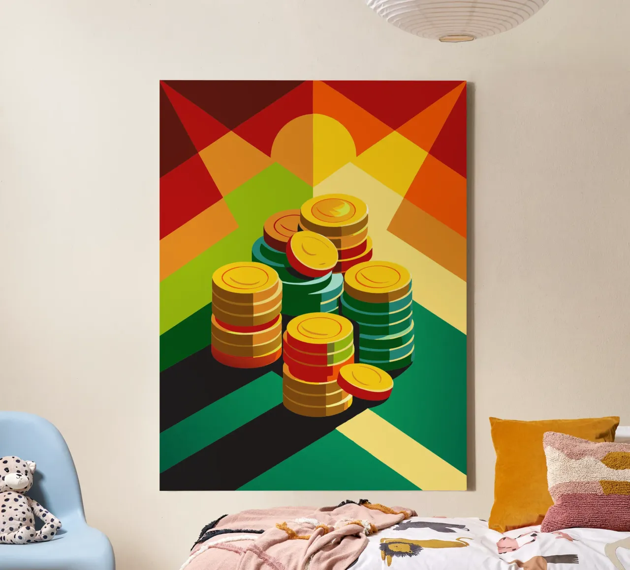 muntvector canvas van zaidza