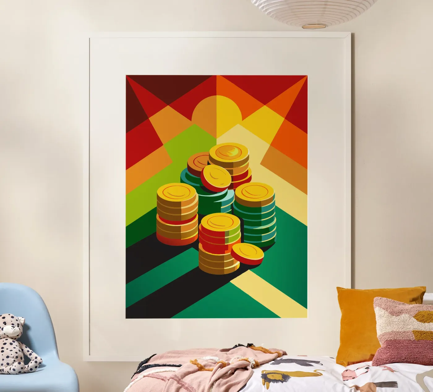 coin vector Poster von zaidza