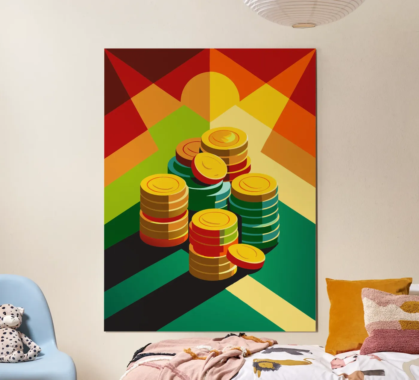 coin vector Poster von zaidza