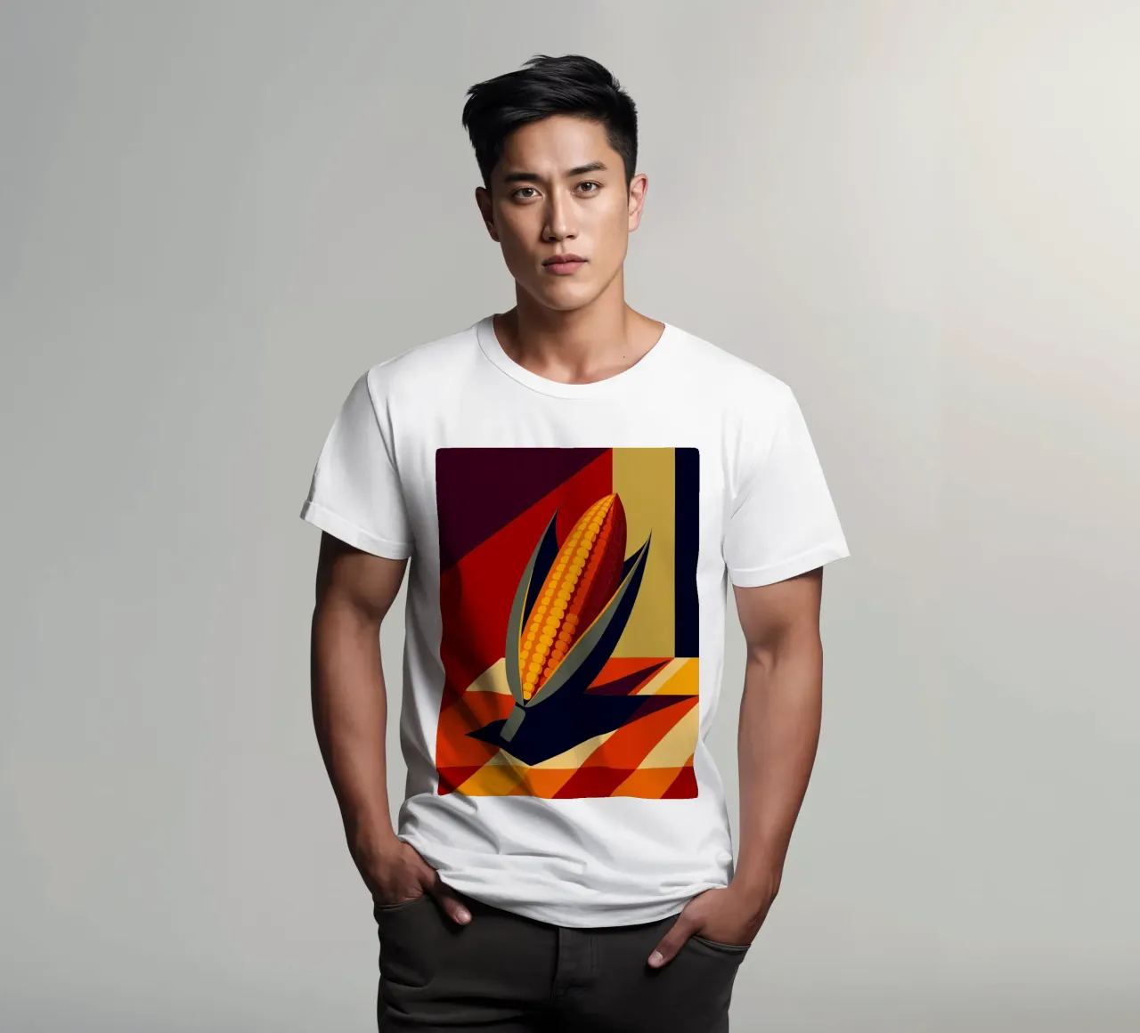corn vector t-shirt by zaidza