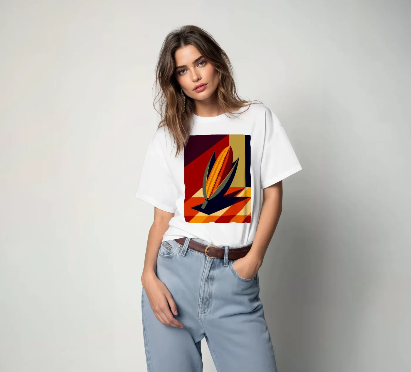 corn vector t-shirt da zaidza