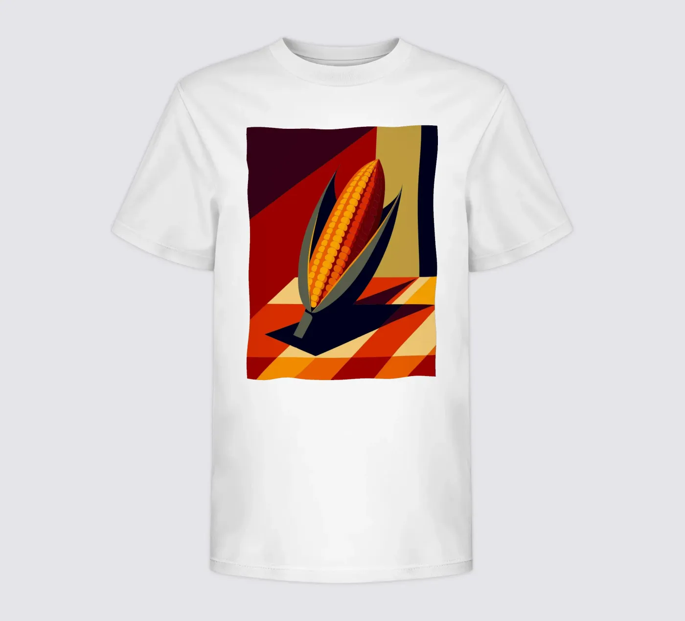 corn vector kids t-shirt by zaidza