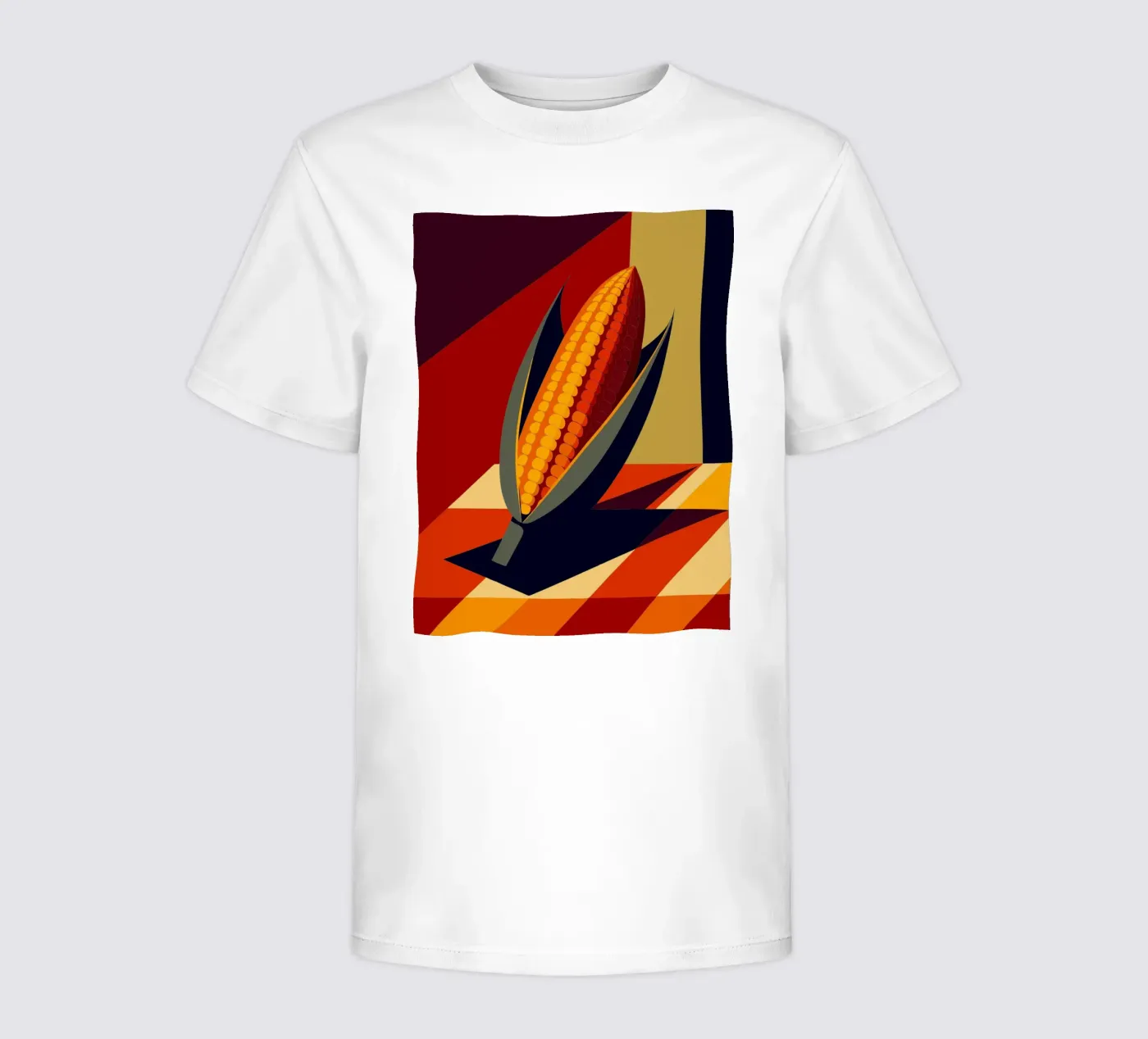 corn vector kids t-shirt by zaidza