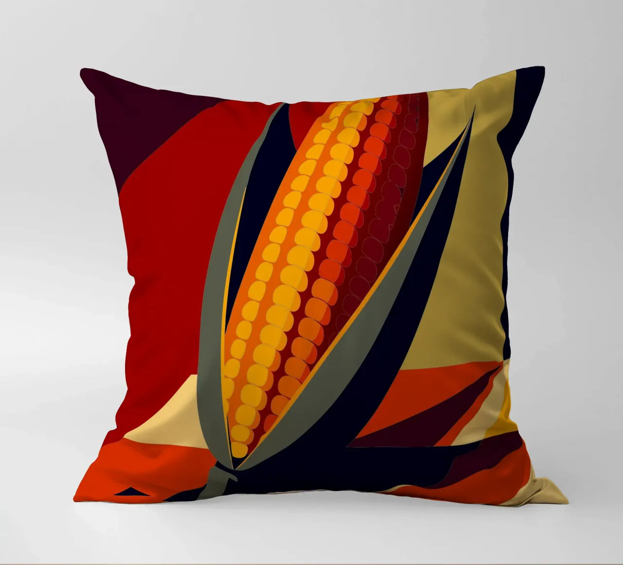 corn vector decorative cushion by zaidza