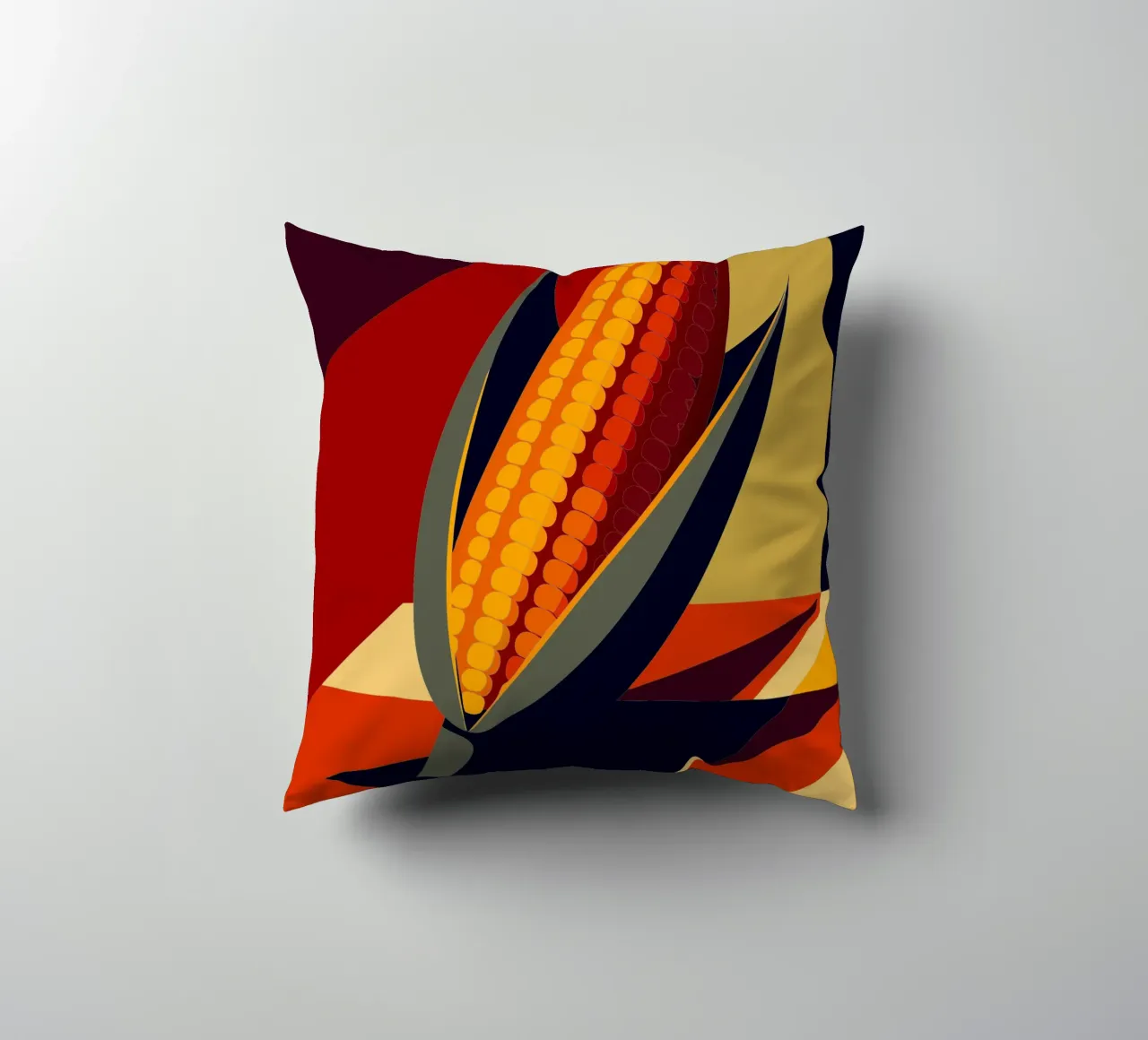 corn vector decorative cushion by zaidza