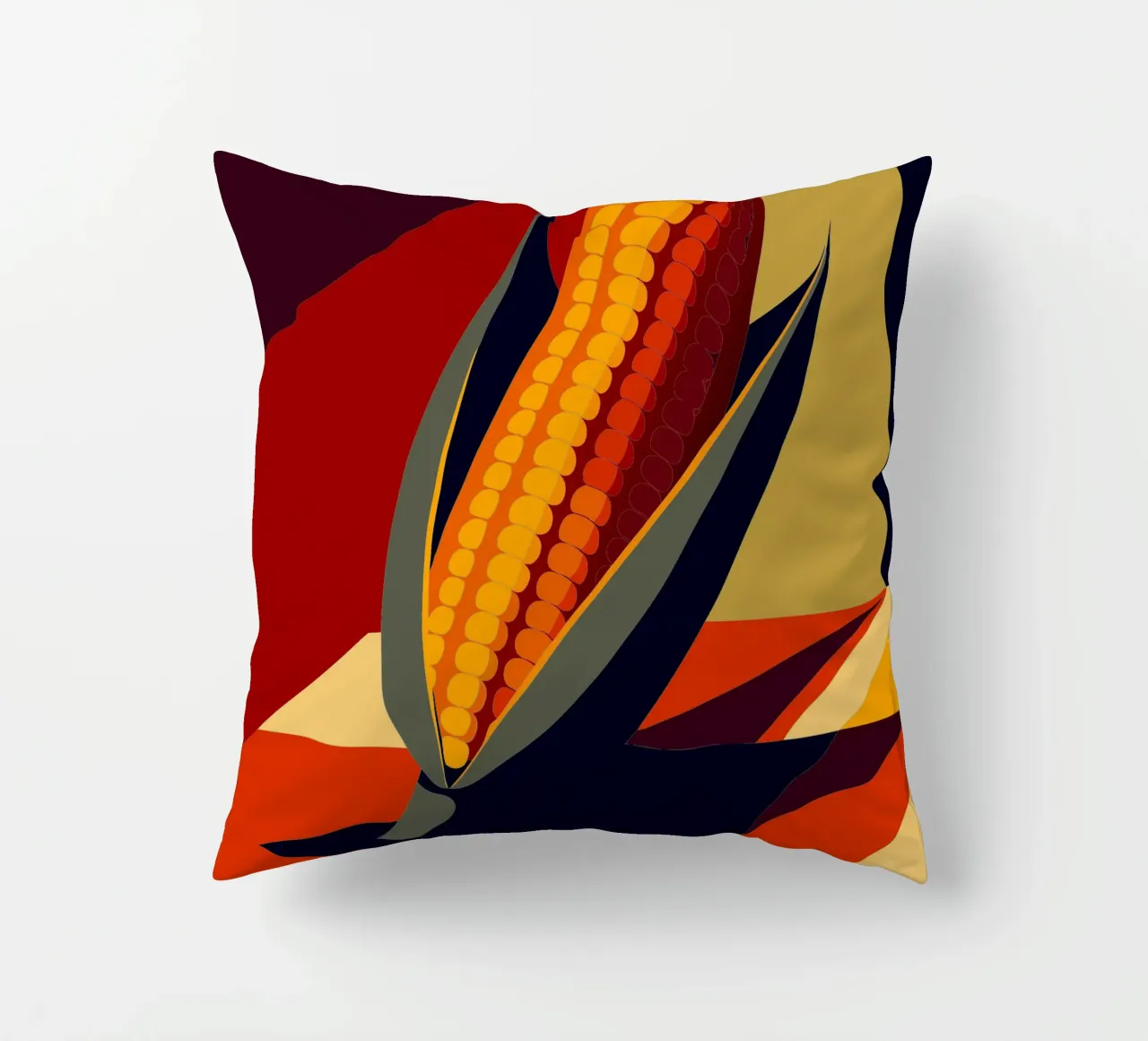 corn vector decorative cushion by zaidza