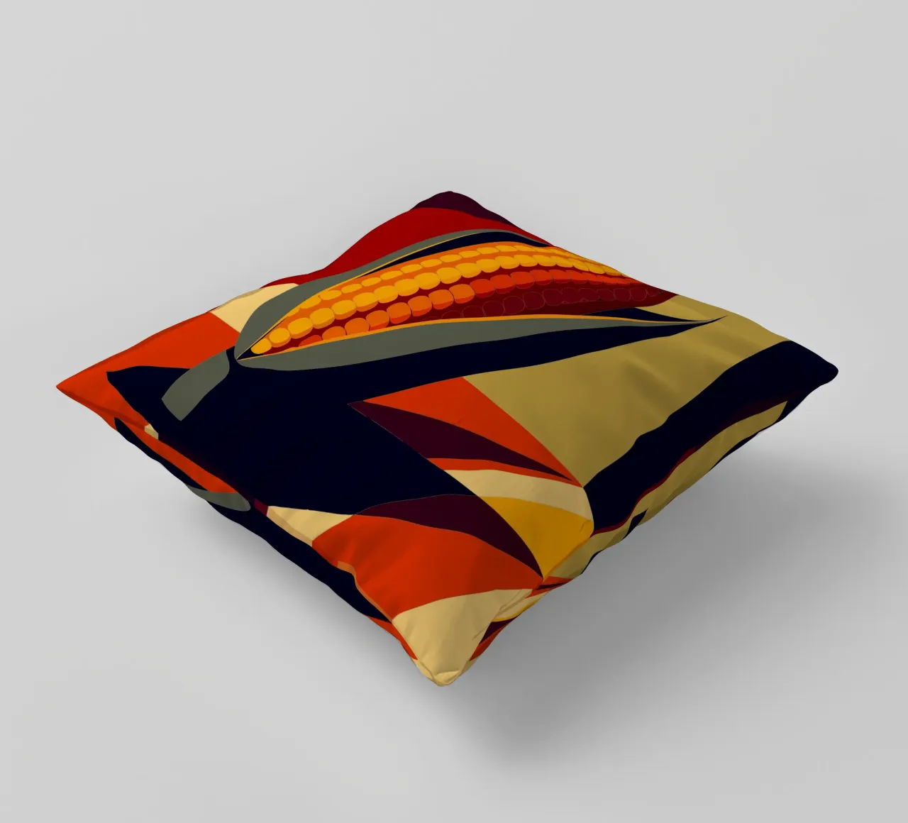 corn vector decorative cushion by zaidza