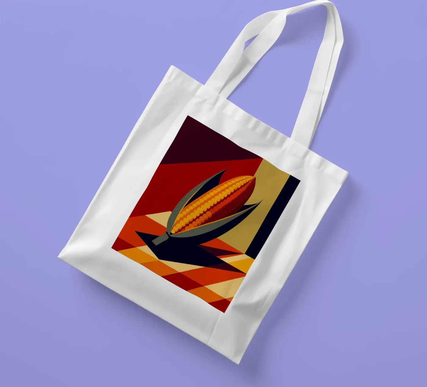 maïsvector jute draagtas van zaidza