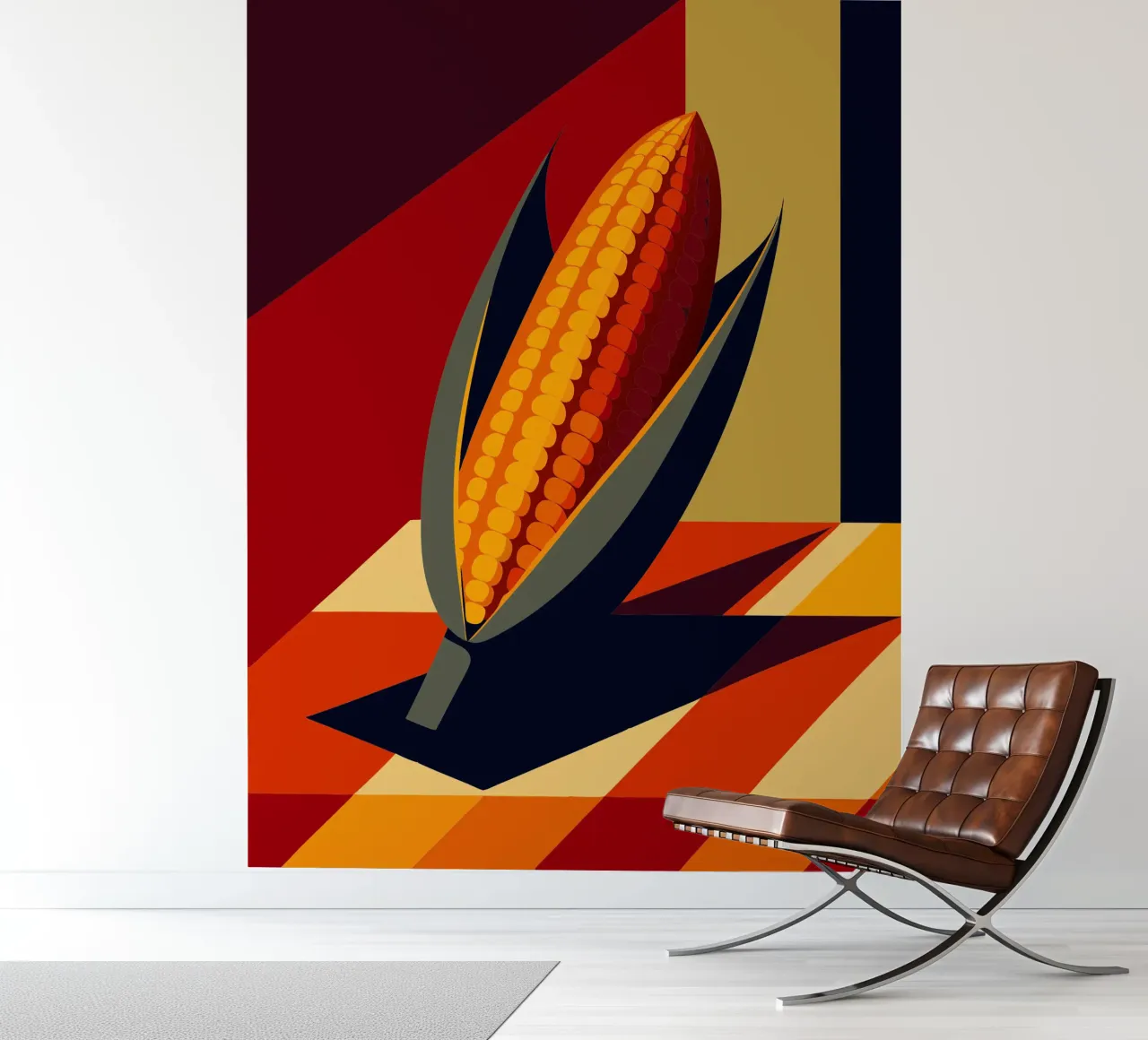 maïsvector fotobehang van zaidza