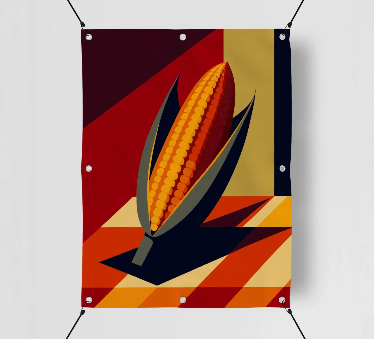 corn vector PVC Plane von zaidza