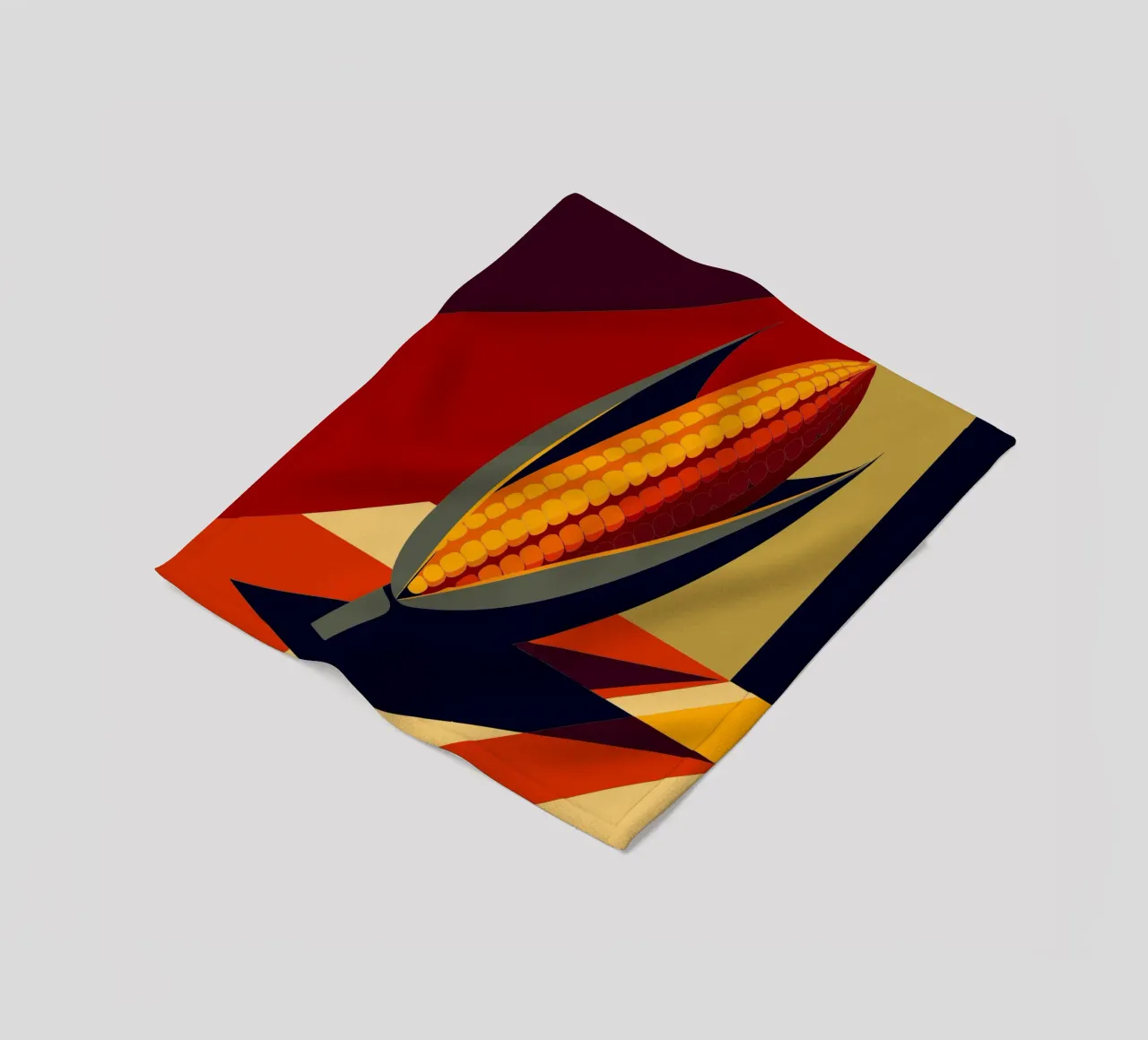 corn vector fleece blanket by zaidza