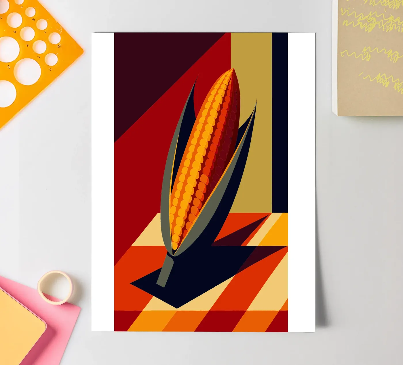 corn vector sticker sheet by zaidza