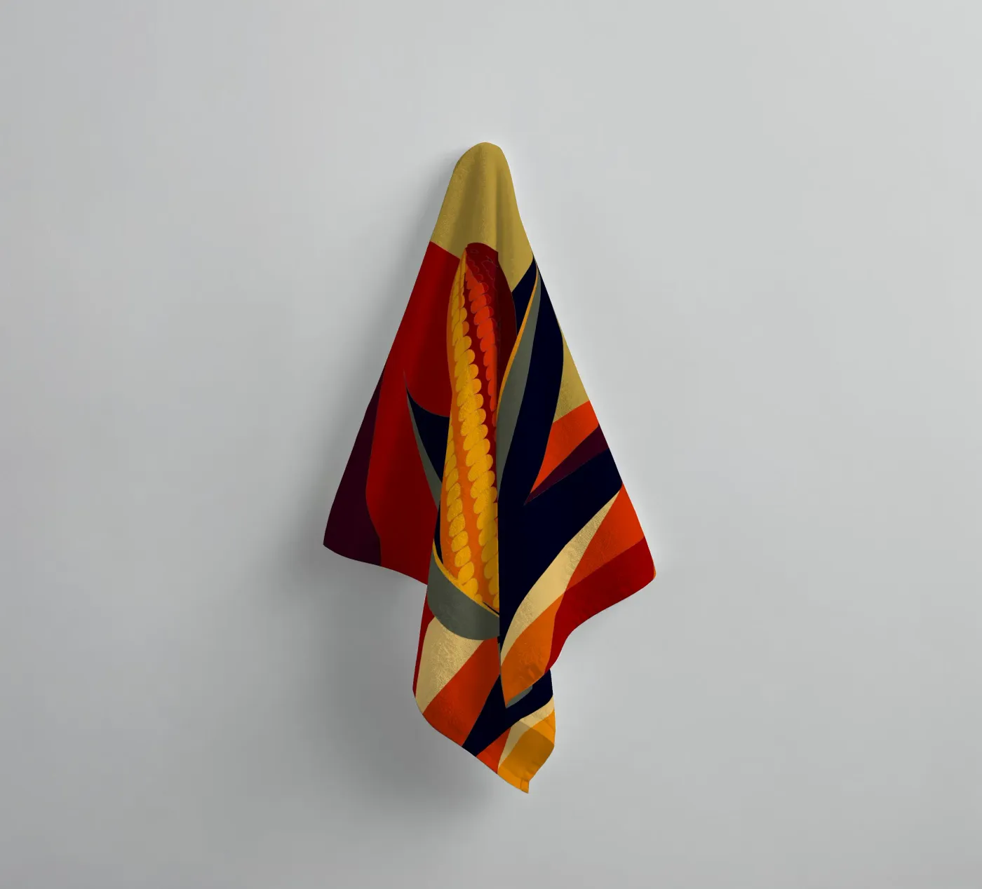 maïsvector badhanddoek van zaidza