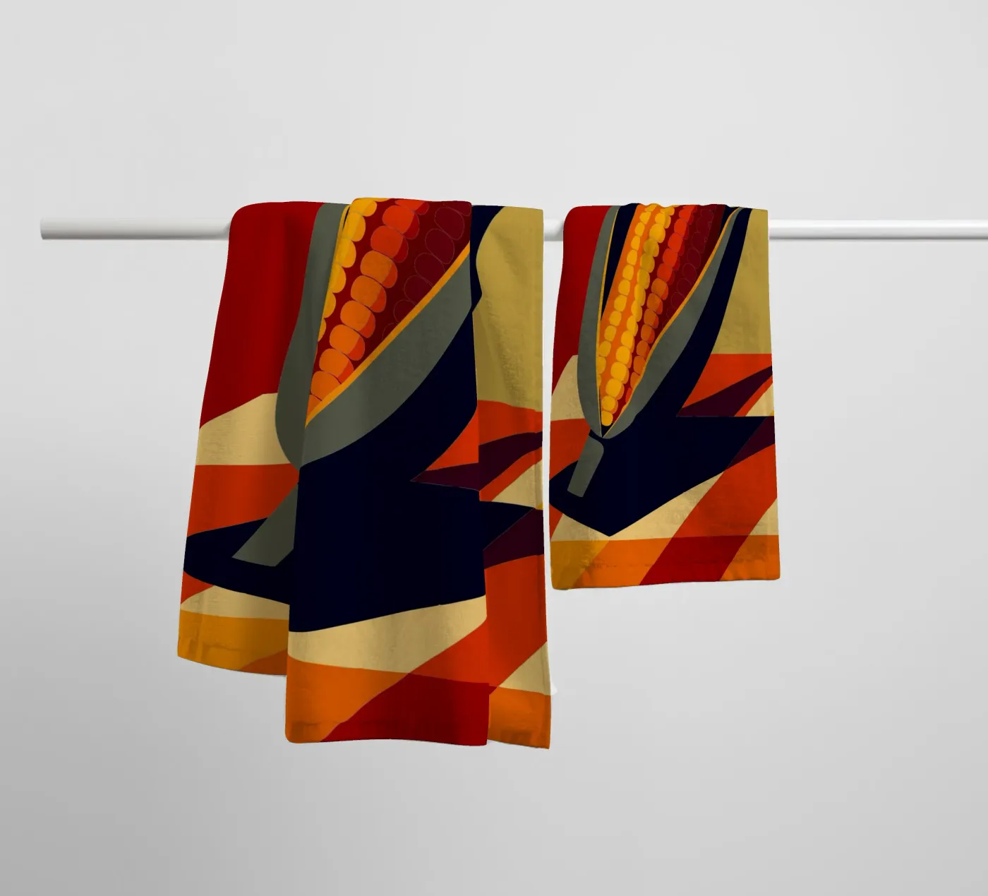 corn vector towel by zaidza