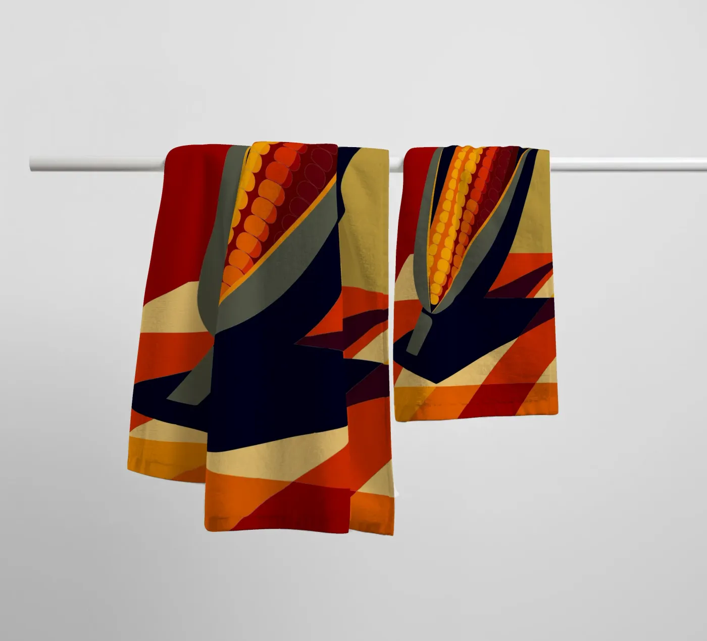 maïsvector badhanddoek van zaidza