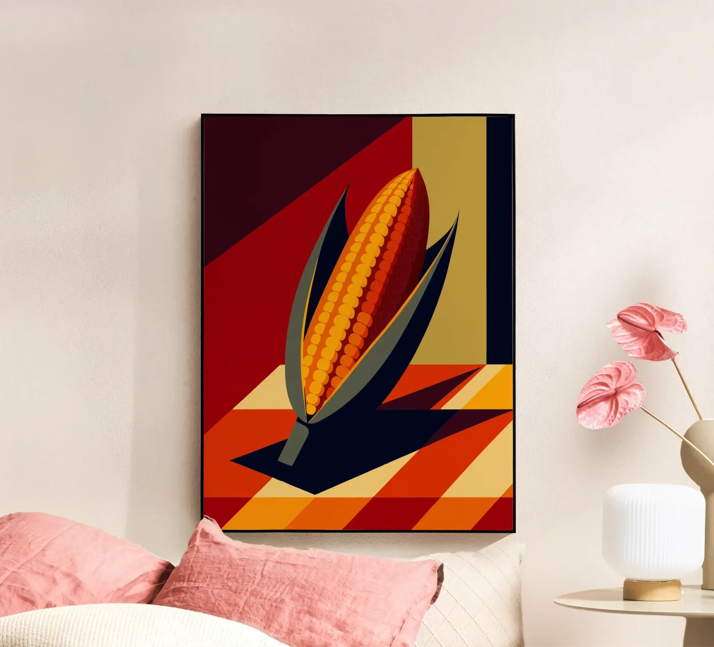 maïsvector acryl van zaidza