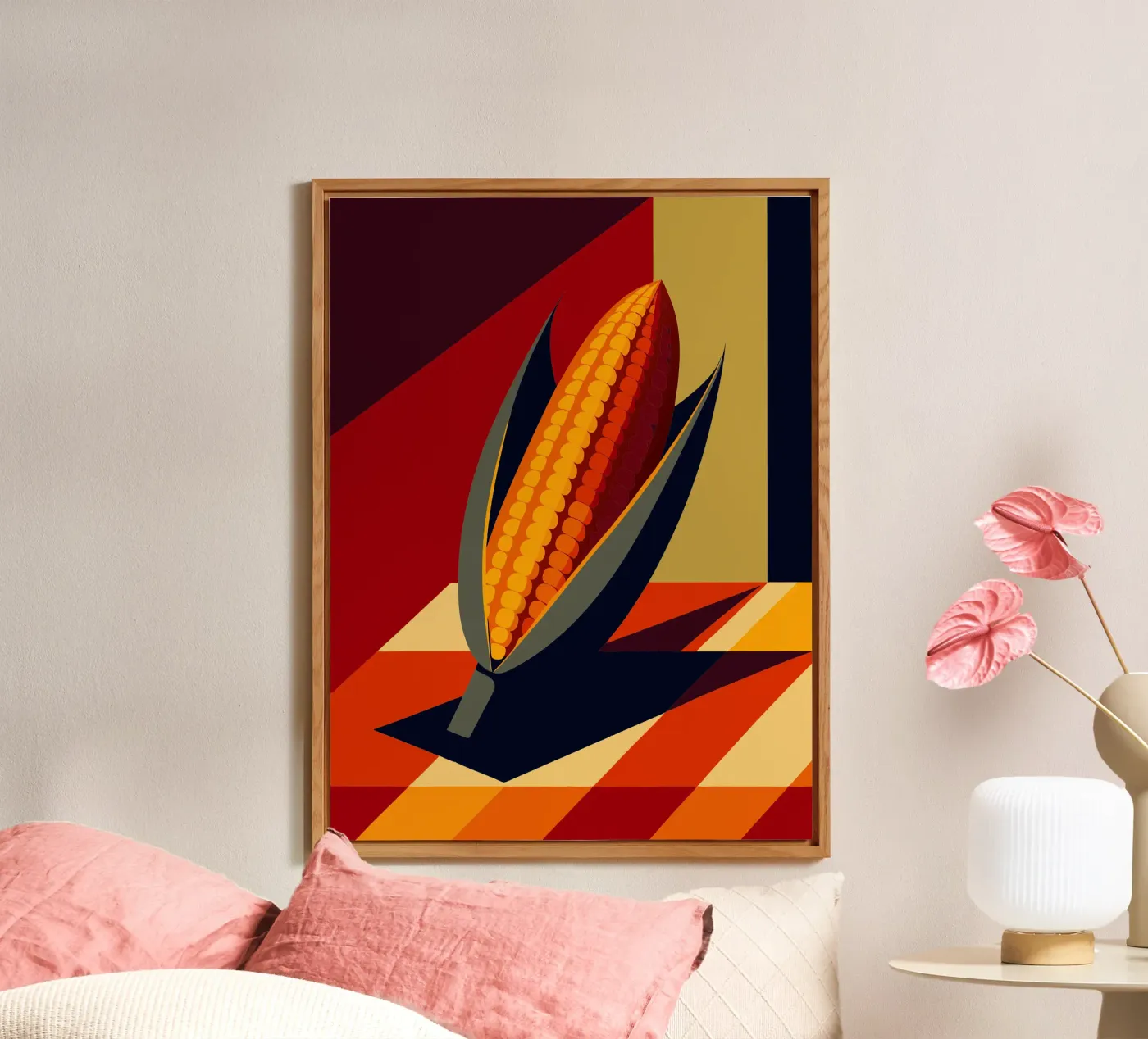 maïsvector aluminium-dibond van zaidza