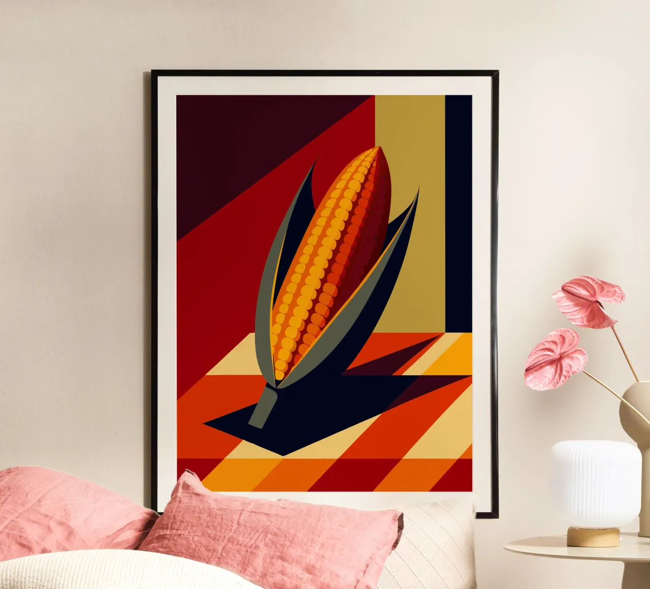 corn vector poster by zaidza