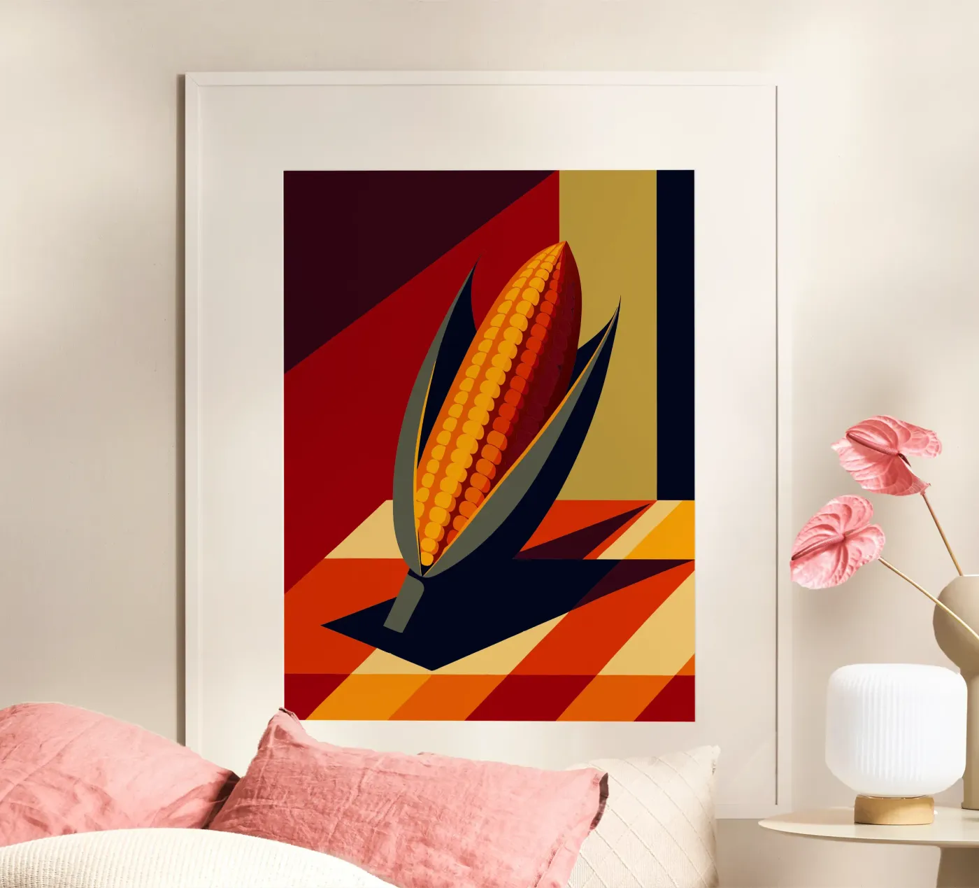corn vector poster by zaidza