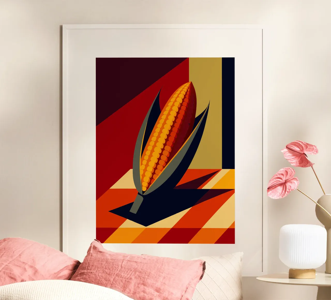 corn vector poster by zaidza