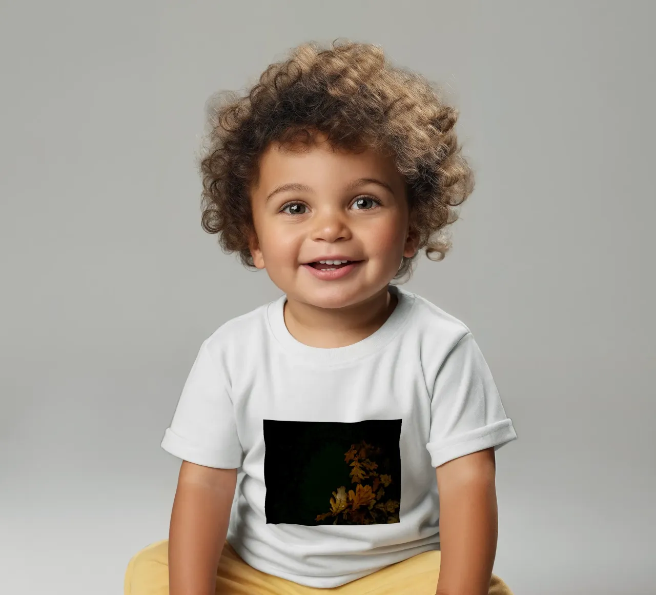 autumn leaves oak leaves baby t-shirt by Earthly Visions