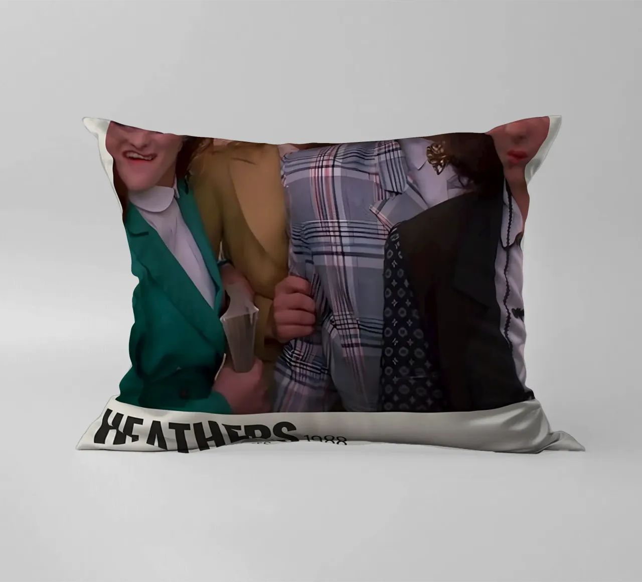 HEATHERS 1988 decorative cushion by MVFminimalist