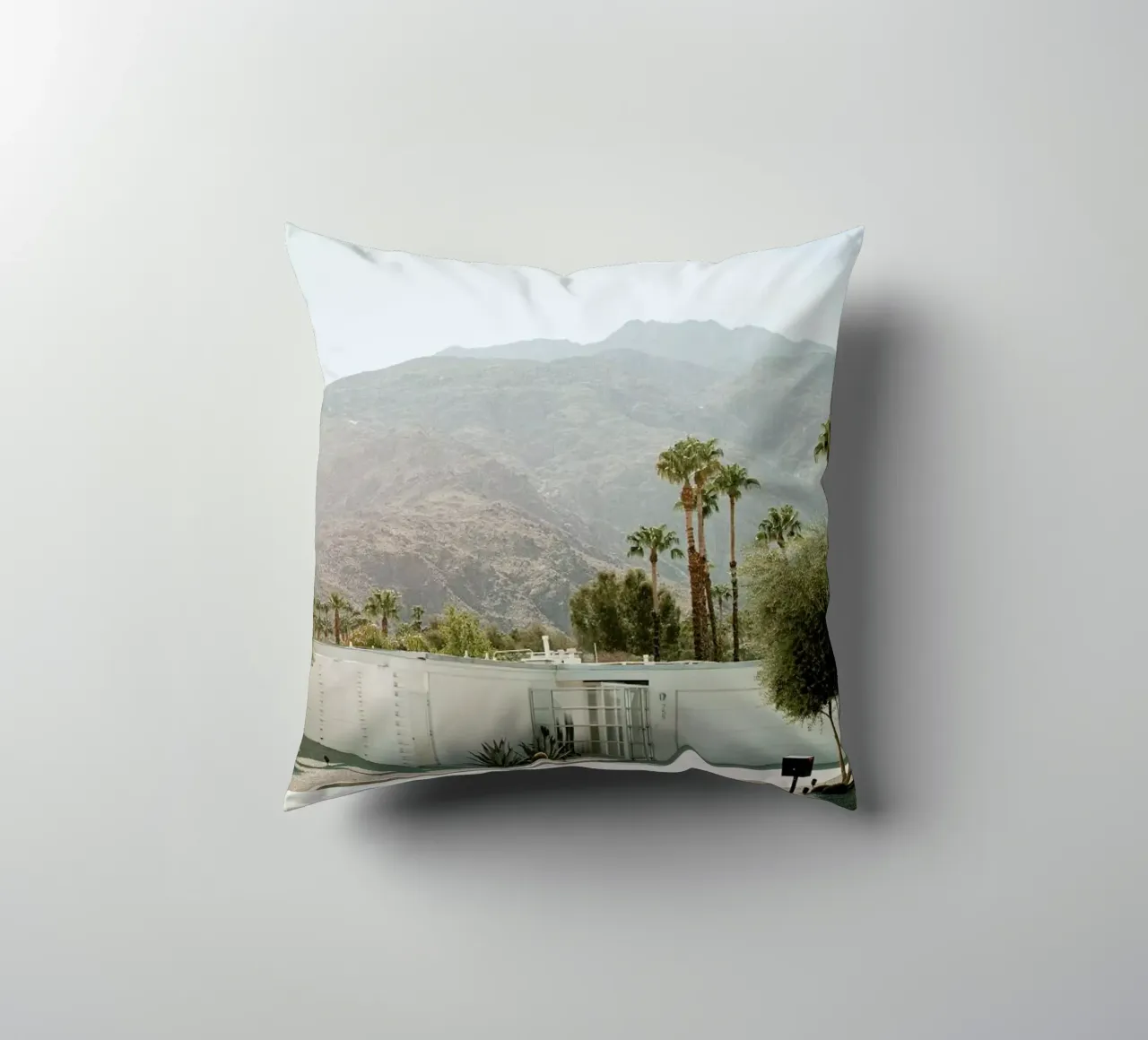 Palm Springs decorative cushion by Chris Abatzis