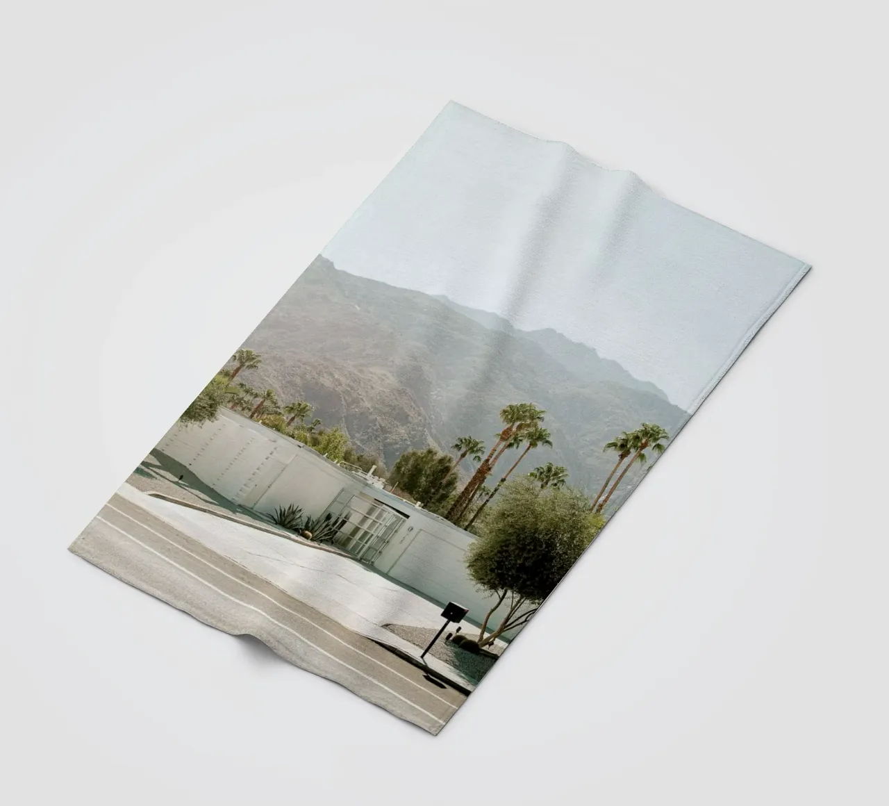 Palm Springs fleece blanket by Chris Abatzis