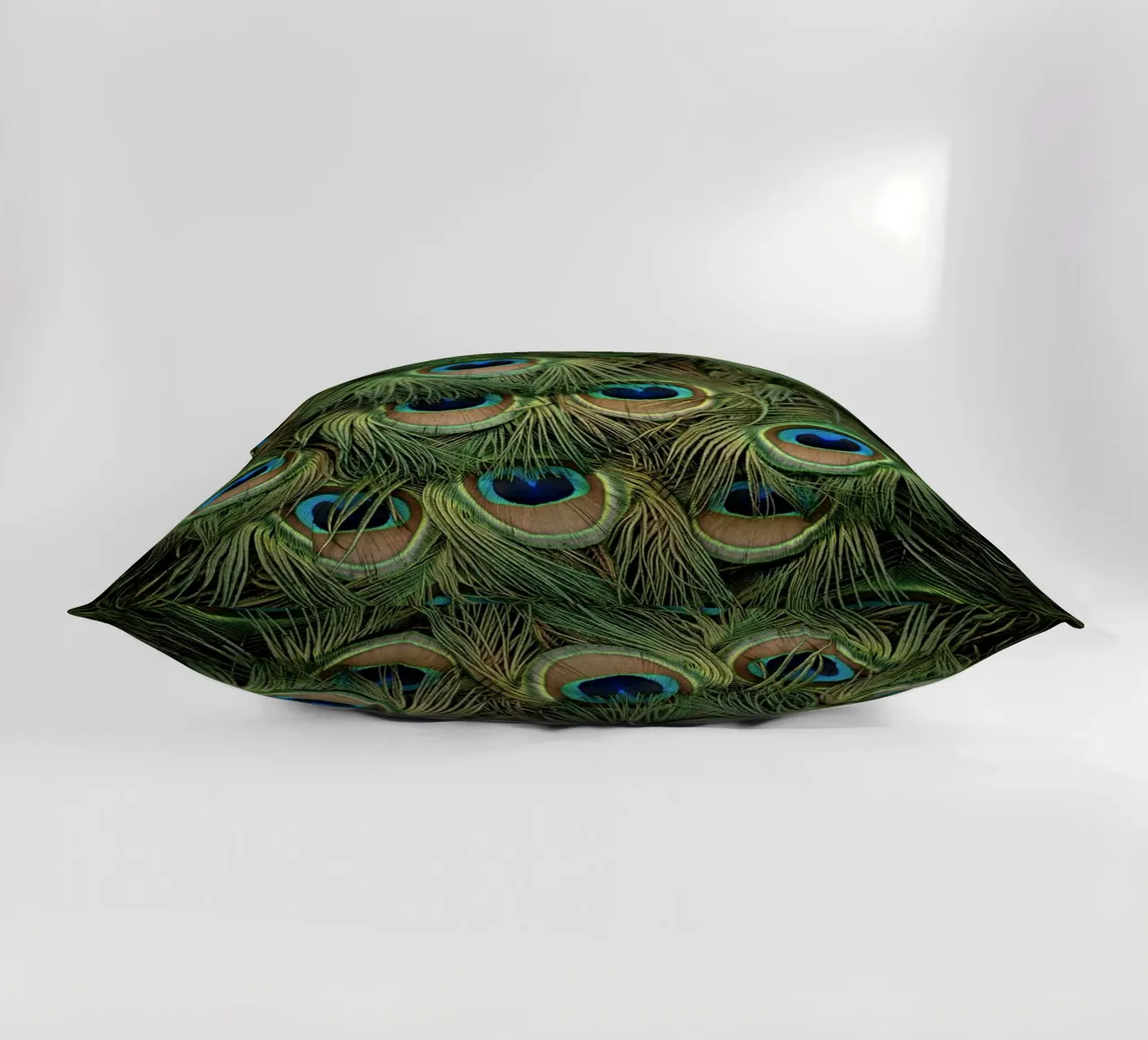 piume di pavone cuscino da Earthly Visions