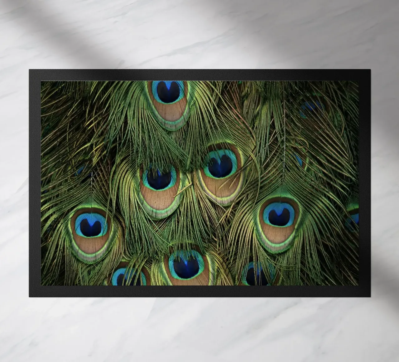 piume di pavone zerbino da Earthly Visions