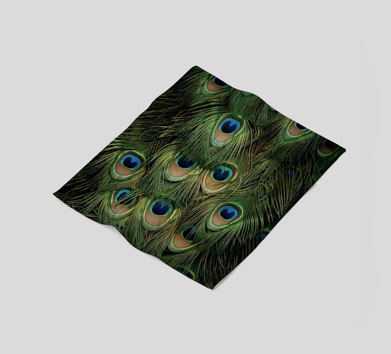 piume di pavone coperta in pile da Earthly Visions