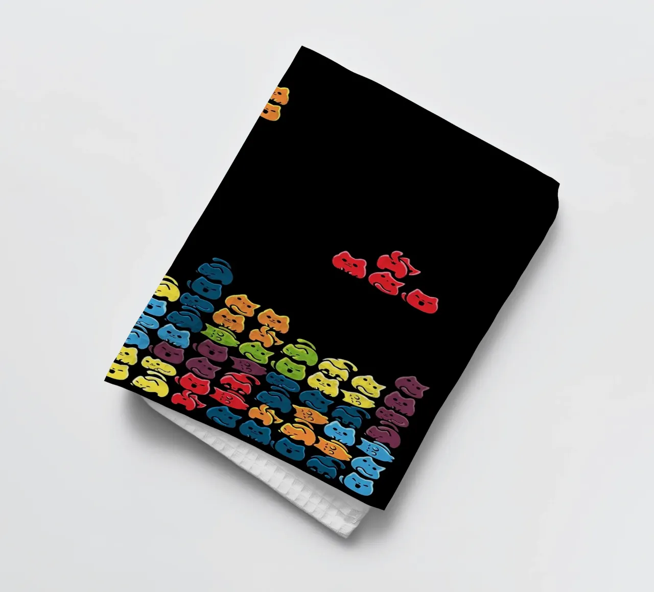 Gatti a tetris canovaccio da cucina da BirdShop