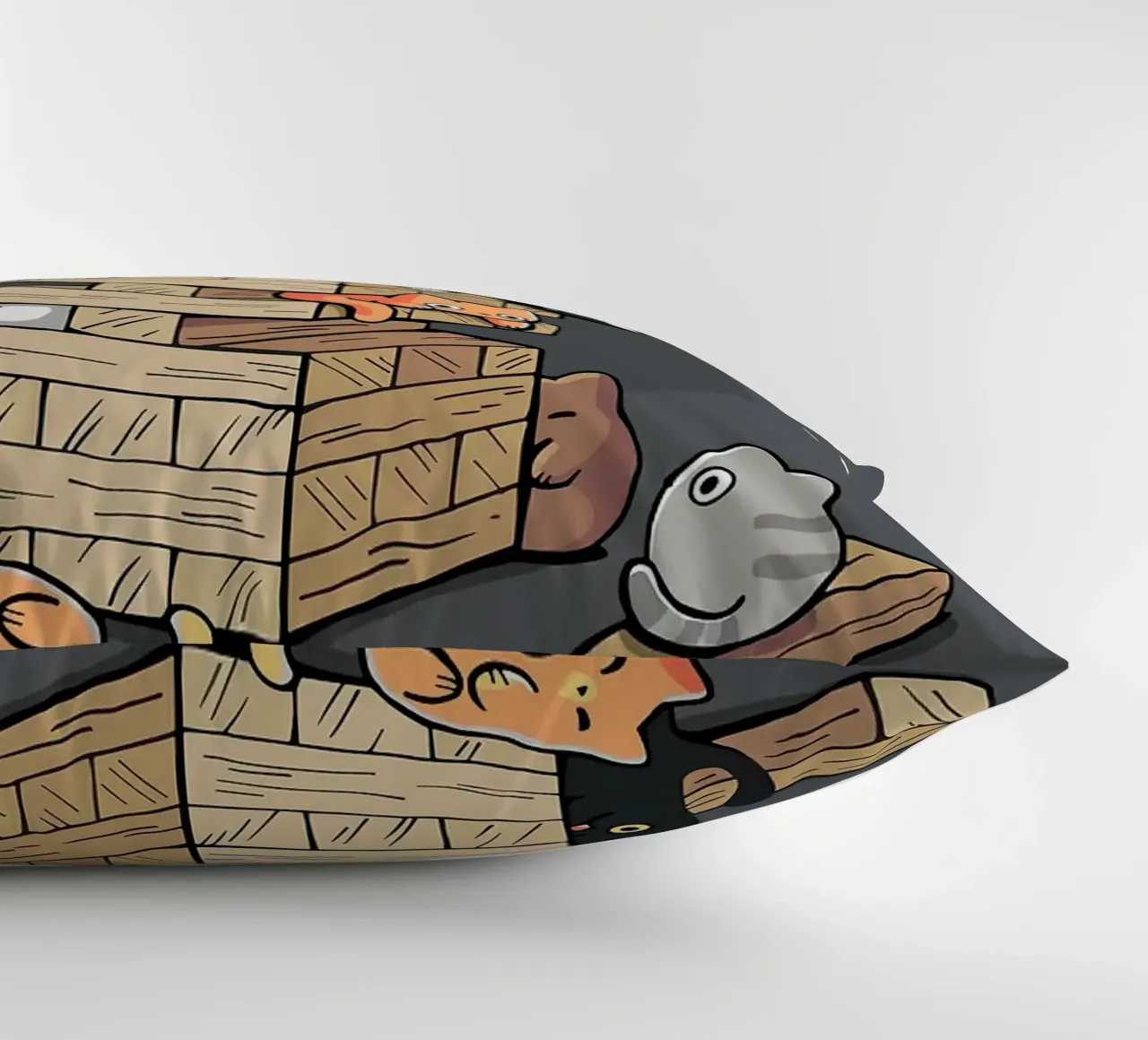Gatti che giocano a jenga gattini da gioco cuscino da BirdShop