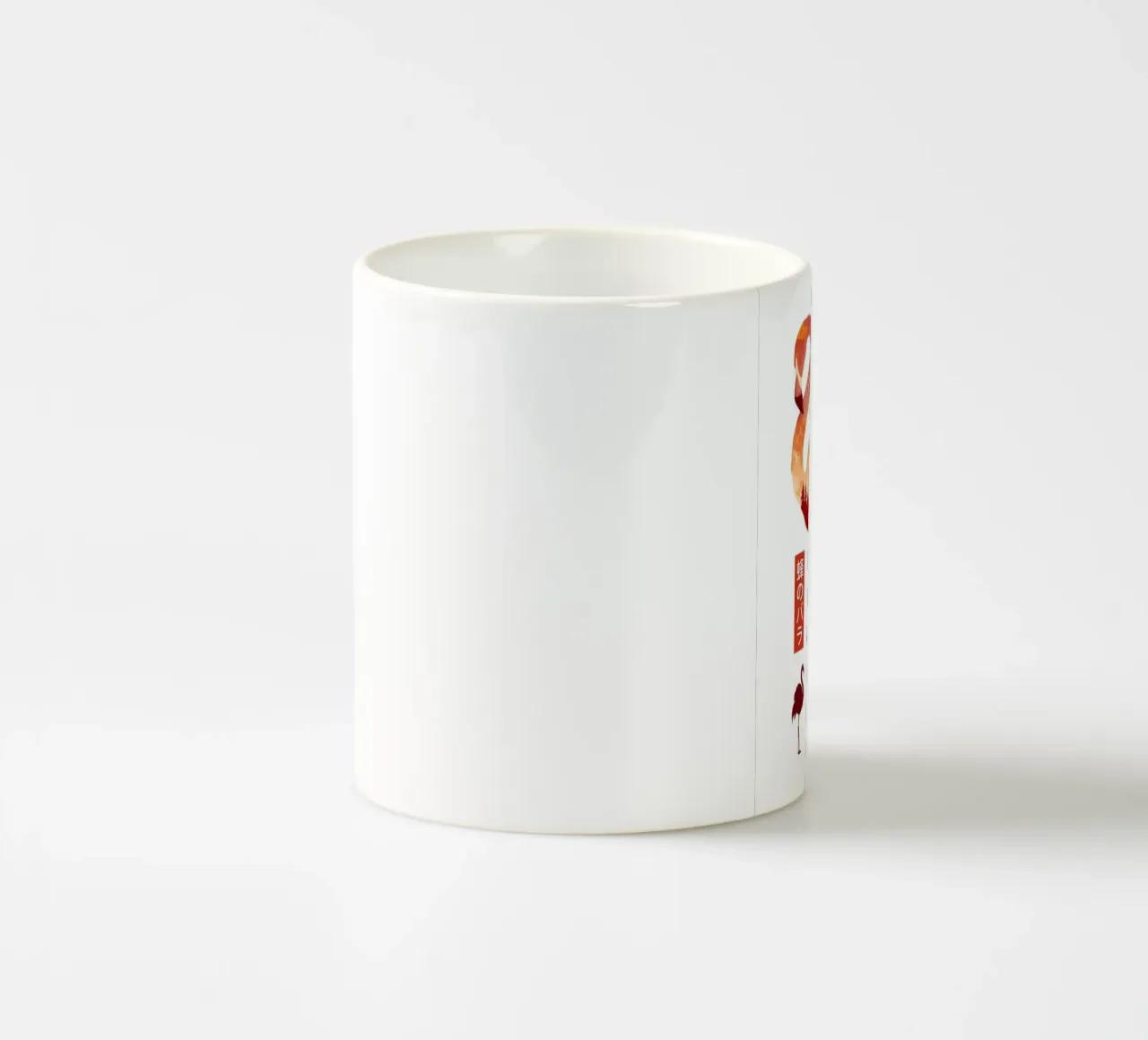 Paesaggio fenicottero tazza in ceramica da BirdShop