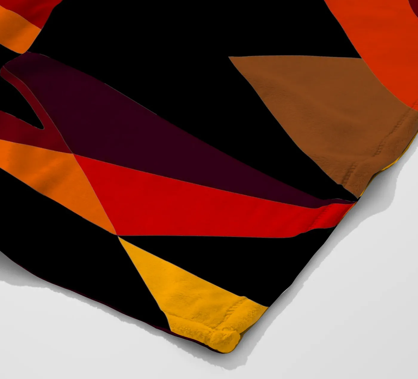 firefighter man vector fleece blanket by zaidza