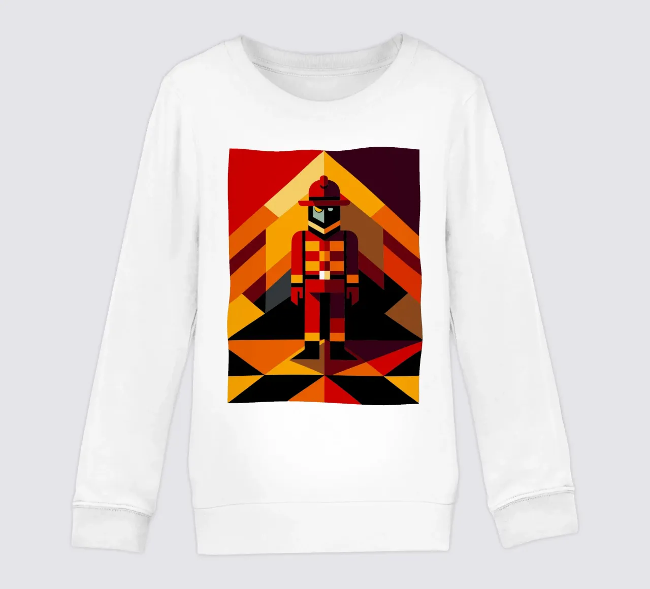 vector hombre bombero sudadera para niño de zaidza