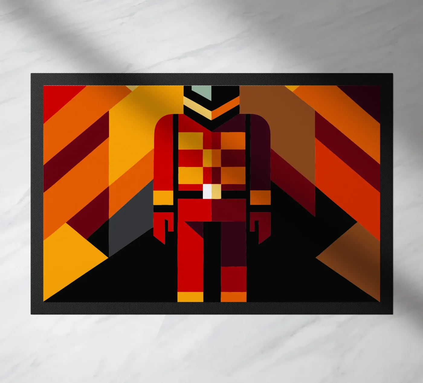 brandweerman man vector deurmat van zaidza