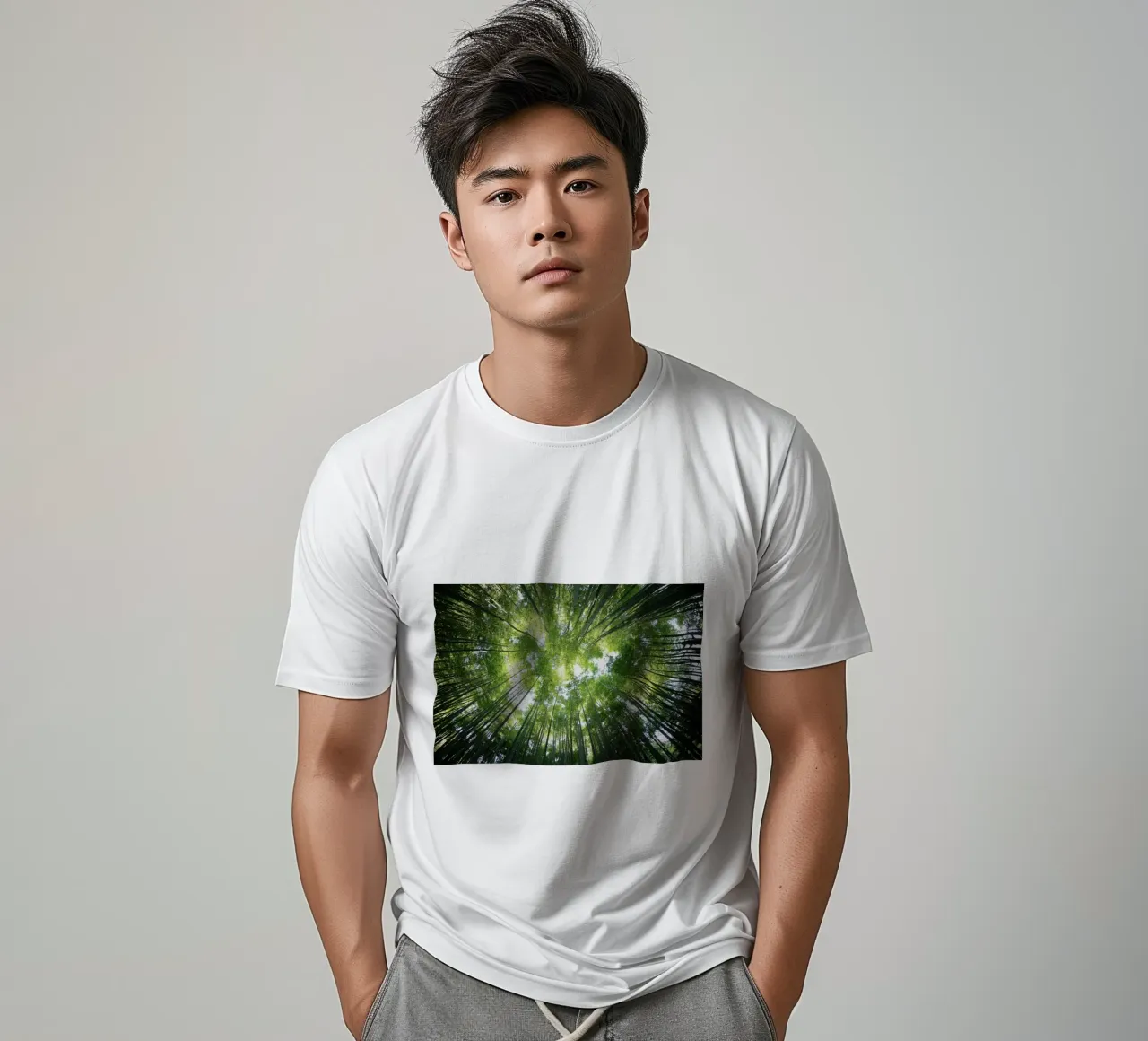 alberi di bambù t-shirt da Earthly Visions