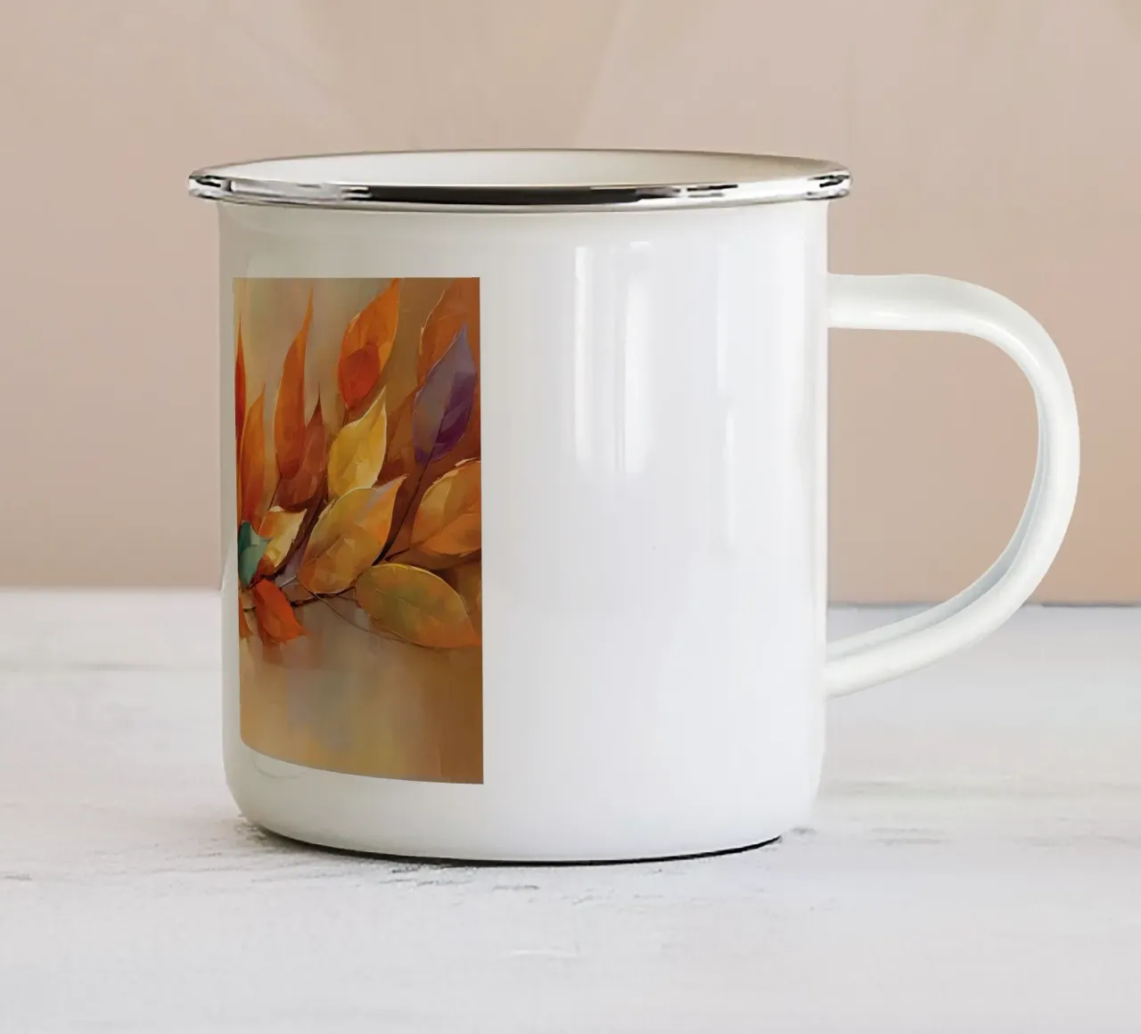 Arte da parete di Imagine tazza in smalto da Imagine