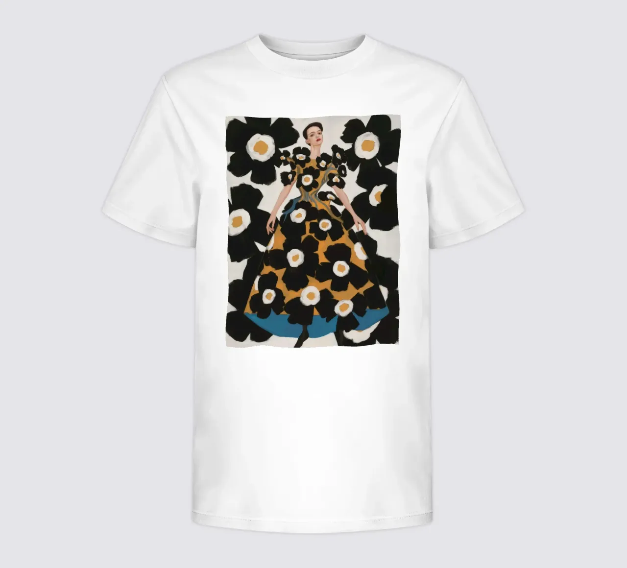 Daisy Gown Reverie kids t-shirt by Fable Tempa