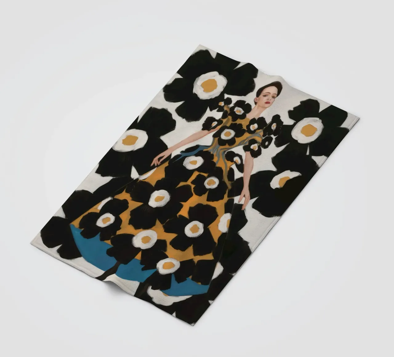Abito a margherita Reverie coperta in pile da Fable Tempa