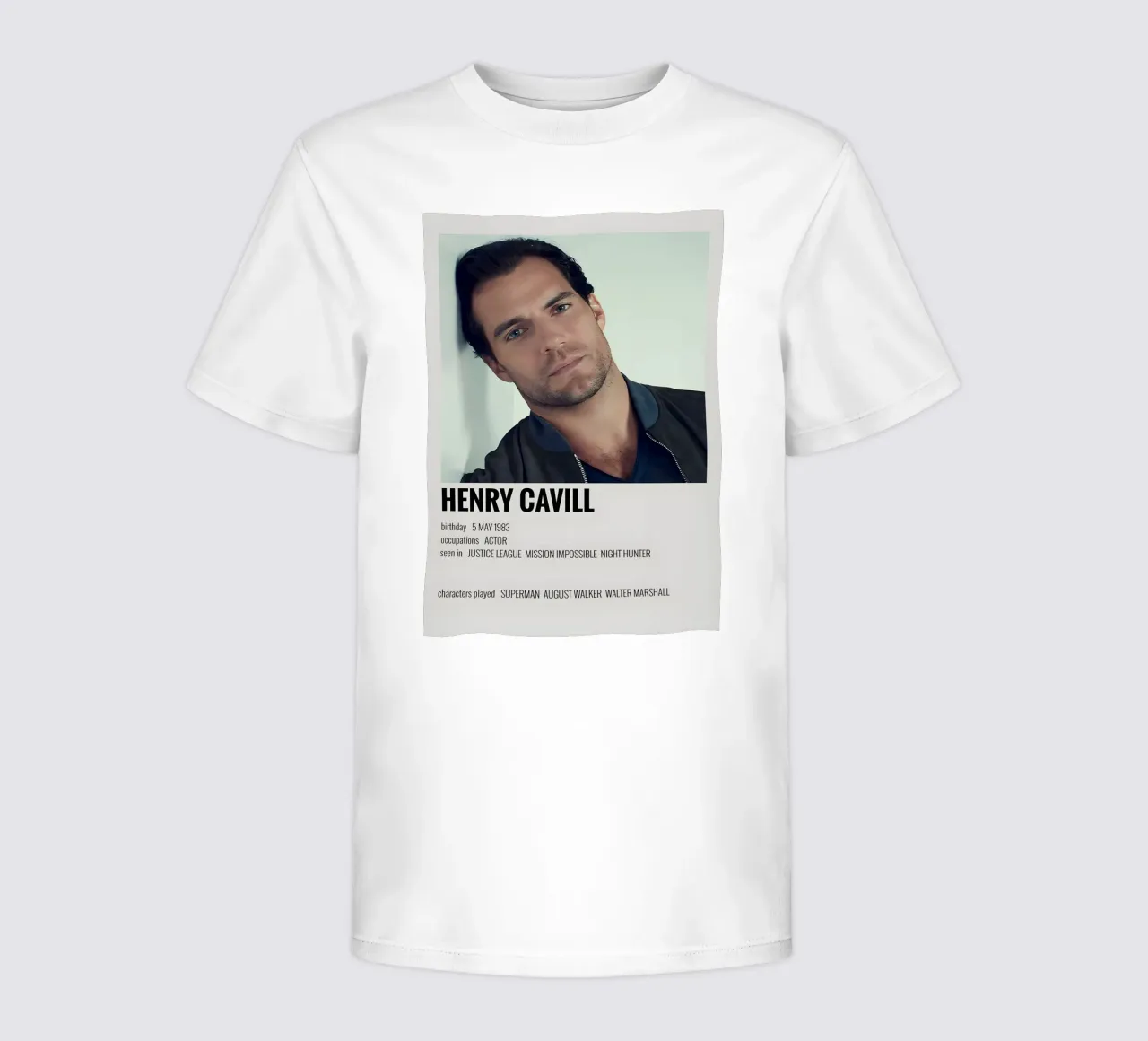 HENRY CAVILL kids t-shirt by MVFminimalist